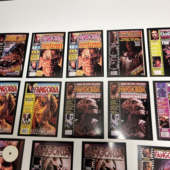 Vtg. Lot Of 20 Fangoria Horror Collector Trading Cards 1992 USA - Picture 3 of 8